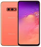 samsung galaxy s10e g970u 128gb unlocked android phone with dual 12 & 16 mp camera (usa version) - flamingo pink, gsm-compatible logo