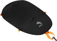 🚣 dxr sports waterproof kayak cockpit cover - durable double stitching, adjustable protector, uv50 blocking, kayak accessories logo