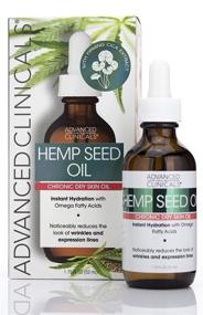 img 3 attached to 🌿 Revitalize Your Skin with Advanced Clinicals Hemp Seed Oil - Combat Wrinkles, Fine Lines, and Expression Lines Instantly! (1.75oz)