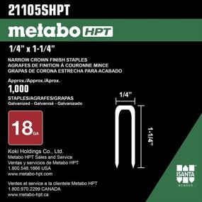 img 2 attached to Metabo HPT 21105SHPT 18 меджень 🔩 Электроцинкованный: Прочное и универсальное металлическое крепежное решение