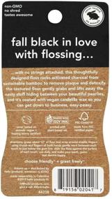 img 1 attached to 🌿 Hello Products - Peppermint Infused Floss with Activated Charcoal - 56.6 Yards