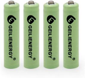 img 1 attached to 🔋 20-Pack GEILIENERGY Solar Light Batteries - AAA 1.2V 600mAh NiCd Triple A Rechargeable Batteries for Garden Solar Lamp Lights (Green Color)