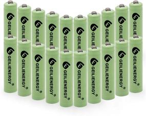img 4 attached to 🔋 20-Pack GEILIENERGY Solar Light Batteries - AAA 1.2V 600mAh NiCd Triple A Rechargeable Batteries for Garden Solar Lamp Lights (Green Color)