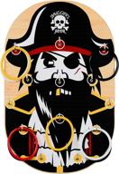 🏴 smugglers hook: pirate ring toss game - fun for kids, teens, and adults! ideal for pirate parties, classroom events, or family game nights логотип