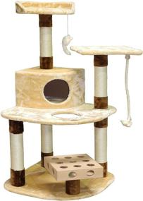 img 1 attached to Enhance Your Cat's Playtime with the Go Pet Club IQ Busy Box Cat Tree