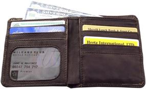 img 1 attached to 👝 Piel Leather Hipster Wallet in Black - Men's Accessories for Card Cases & Money Organizers