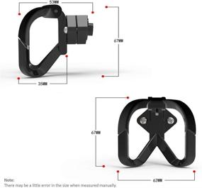 img 1 attached to 🛴 Glodorm Universal Hanger Gadget Bag Claw Hook for Electric Scooter - Multi-Purpose Pothook Accessories for Scooter, Bike, and MTB