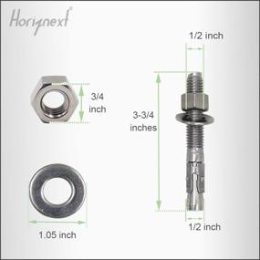 img 3 attached to 🔩 Stainless Standard Concrete Fasteners by Horiznext