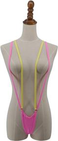 img 3 attached to SHERRYLO Slingshot Topless Extreme Suspender Women's Clothing