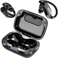 juyoeovld bluetooth sports earbuds, tws stereo earphones with hifi sound quality, active 🎧 noise cancellation, ip68 waterproof, 40hrs playtime - ideal for workout, running & gym exercise logo