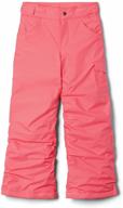 👖 columbia girls starchaser sparklers girls' clothing - ideal for pants & capris with emboss detailing logo