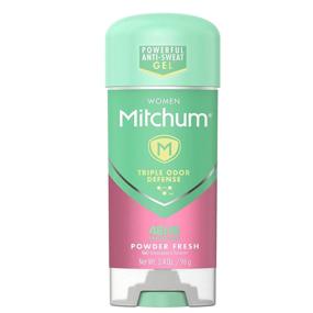 img 2 attached to 💪 Powerful & Refreshing: Mitchum Anti-Perspirant & Deodorant Gel for Women, Powder Fresh (Pack of 4) - 3.4 oz (96 g)