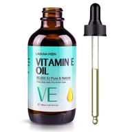 🌟 lagunamoon vitamin e oil: ultimate solution for scars, fine lines, dark spots, stretch marks - 80000iu pure organic vitamin e for moisturizing & nourishment of face, skin, body & nails - 120ml (4.05fl oz) logo