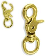 🔫 high-quality solid brass trigger swivel logo