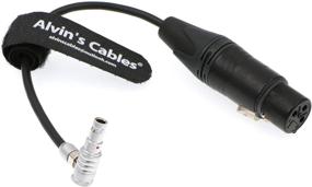 img 3 attached to 🔌 Alvin's Cables 5 Pin 00 Male Right Angle to XLR 3 Pin Female Cable for Z CAM E2 Camera