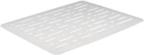 img 4 attached to 🧽 Rubbermaid Evolution Sink Mat: Small, White - A Must-Have for Your Kitchen Sink!