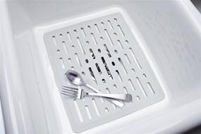 img 1 attached to 🧽 Rubbermaid Evolution Sink Mat: Small, White - A Must-Have for Your Kitchen Sink!