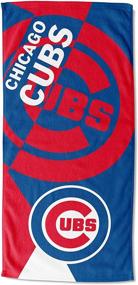 img 1 attached to 🧩 MLB Puzzle Oversized Beach Towel – Officially Licensed, Absorbent Towels, 34" x 72