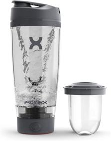 img 4 attached to 💪 Revolutionize Your Protein Shake Routine with PROMiXX Pro Shaker Bottle: Rechargeable & Powerful, with Supplement Storage - BPA Free, 20oz Cup (Graphite Gray)