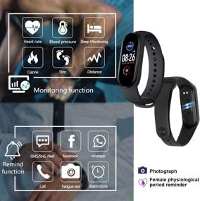 img 3 attached to 🏋️ Ultimate Fitness Tracker: Smartwatch with Heart Rate Monitor, IP67 Waterproof Pedometer, Blood Oxygen, Pressure, and Sleep Monitor - Magnetic Charging - Ideal for Women and Men