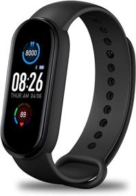 img 4 attached to 🏋️ Ultimate Fitness Tracker: Smartwatch with Heart Rate Monitor, IP67 Waterproof Pedometer, Blood Oxygen, Pressure, and Sleep Monitor - Magnetic Charging - Ideal for Women and Men