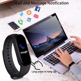 img 2 attached to 🏋️ Ultimate Fitness Tracker: Smartwatch with Heart Rate Monitor, IP67 Waterproof Pedometer, Blood Oxygen, Pressure, and Sleep Monitor - Magnetic Charging - Ideal for Women and Men