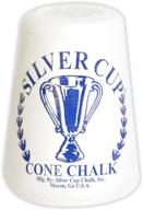 🎱 hathaway white silver cup cone talc chalk logo