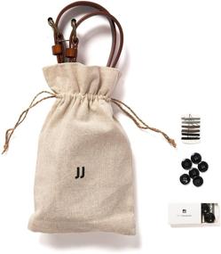 img 1 attached to JJ SUSPENDERS Genuine Leather Suspenders: Premium Boys' Accessories for Style and Comfort