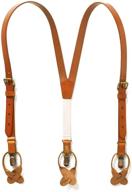 jj suspenders genuine leather suspenders: premium boys' accessories for style and comfort logo