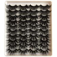 gmagictobo 6d dramatic big eyelashes: 20 pairs of 25mm mink lashes for fluffy, long, and volume-enhanced wispy eye look - 5 styles multipack logo