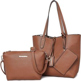 img 4 attached to 👜 Women's Leather Shoulder Handbags by Montana West - Handbags & Wallets Designed for Tote Style