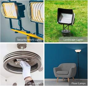img 1 attached to 💡 Halogen 1500Lm Floodlight for Enhanced Security in Landscapes