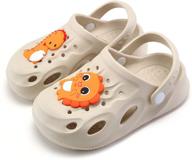 durable and stylish dinosaur garden sandals - ubfen toddler boys' clogs & mules logo