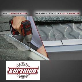 img 1 attached to 🔒 Revolutionary Raised Stainless-Steel Screen Technology Gutter Cover: Superior Gutter Guards – DIY Constructed, Ideal for Traditional 5-inch Gutters - 48FT Kit