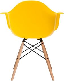 img 1 attached to Poly Bark Vortex Chair Orange