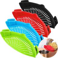 strainer resistant silicone colander vegetable logo