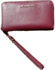 img 2 attached to Michael Kors Multifunction Wristlet Leather Women's Handbags & Wallets for Wristlets