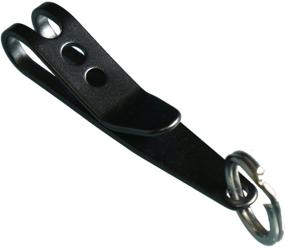 img 4 attached to 🔑 P-7 Ключевой карабин Кедичейн - держатель из нержавеющей стали с черным алмазным углеродным DLC нанопокрытием, универсальный органайзер для ключей для мужчин и женщин, 1 штука