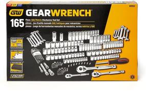 img 1 attached to Набор инструментов GearWrench 165 предм. 6 Pt. для механиков - стандартные и глубокие SAE/Metric - 1/4", 3/8" и 1/2" привод - модель 80932