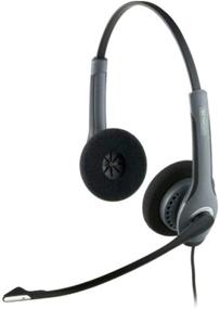 img 1 attached to 🎧 Jabra GN2025 Dual Noise-Cancelling Corded Headset for Office Phones