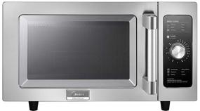 img 4 attached to 🔥 Микроволновая печь Midea Stainless Steel Countertop Commercial, 1025F0A, 1000W