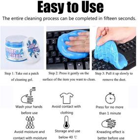 img 2 attached to 🧼 Ultimate Cleaning Gel for Keyboards: MyLohas Universal Keyboard Clean Mud for Dust, Dirt, Crumbs, Hair, and More!