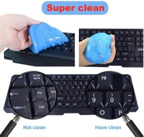 img 1 attached to 🧼 Ultimate Cleaning Gel for Keyboards: MyLohas Universal Keyboard Clean Mud for Dust, Dirt, Crumbs, Hair, and More!