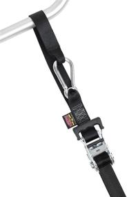 img 1 attached to Powertye Heavy Duty Ratchet Tie Downs Carabiner