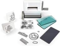 🔪 sizzix sidekick starter kit 661770: portable manual die cutting & embossing machine for arts, crafts, scrapbooking, cardmaking - 2.5” opening - effective & efficient! logo