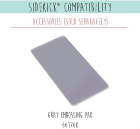 img 1 attached to 🔪 Sizzix Sidekick Starter Kit 661770: Portable Manual Die Cutting & Embossing Machine for Arts, Crafts, Scrapbooking, Cardmaking - 2.5” Opening - Effective & Efficient!