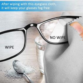 img 3 attached to 👓 Premium 4-Pack of Reusable Eyeglasses Wipes - Anti-Fog Cloth for Clear Vision on Eyeglasses, Tablets, and Camera Lenses