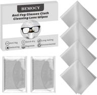 👓 premium 4-pack of reusable eyeglasses wipes - anti-fog cloth for clear vision on eyeglasses, tablets, and camera lenses logo