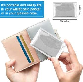 img 1 attached to 👓 Premium 4-Pack of Reusable Eyeglasses Wipes - Anti-Fog Cloth for Clear Vision on Eyeglasses, Tablets, and Camera Lenses