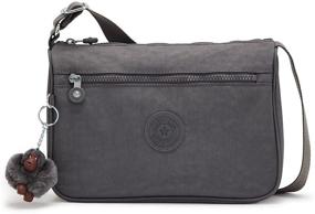 img 4 attached to Kipling Callie Handbag Black Tonal Women's Handbags & Wallets in Top-Handle Bags